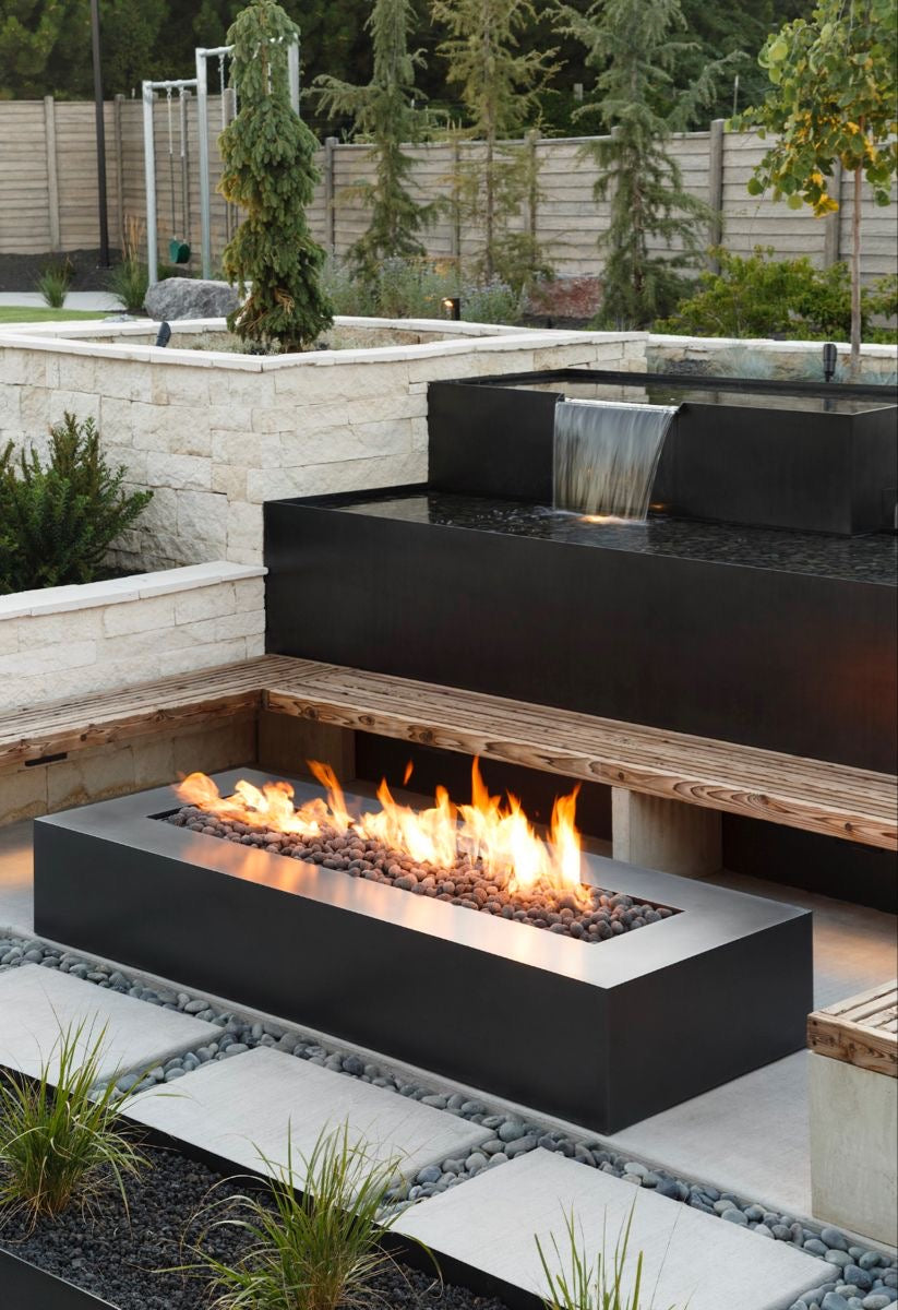 OUTDOOR GAS FIREPIT