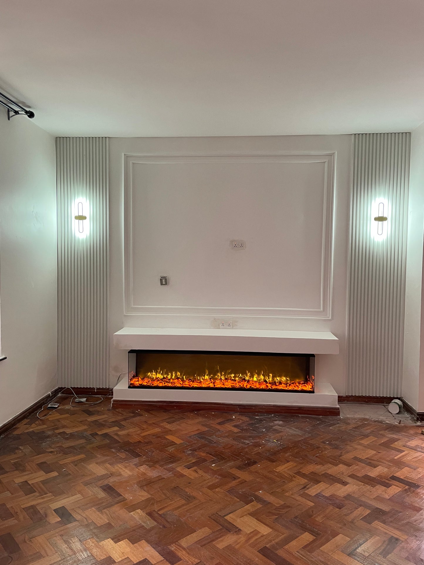 3 SIDED COZY GLOW FIREPLACE UNIT