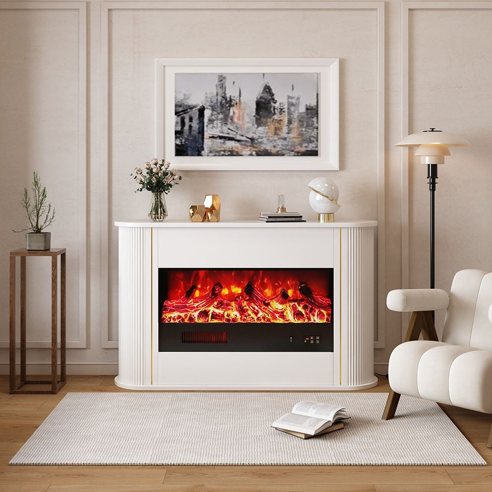 PORTABLE CABINET WITH IN BUILT FIREPLACE