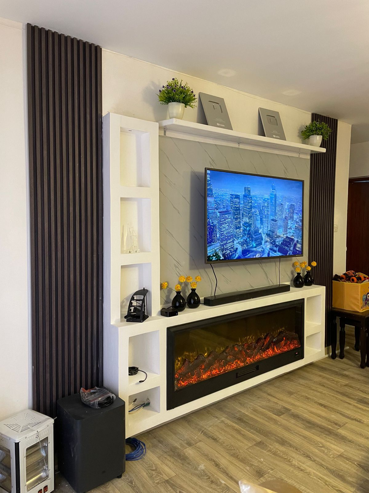 (0.7Meter) FRONT VIEW COZY GLOW FIREPLACE UNIT
