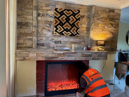 (0.7Meter) FRONT VIEW COZY GLOW FIREPLACE UNIT (Copy)