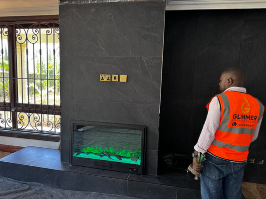 (0.7Meter) FRONT VIEW FIRE ELYSIUM FIREPLACE UNIT