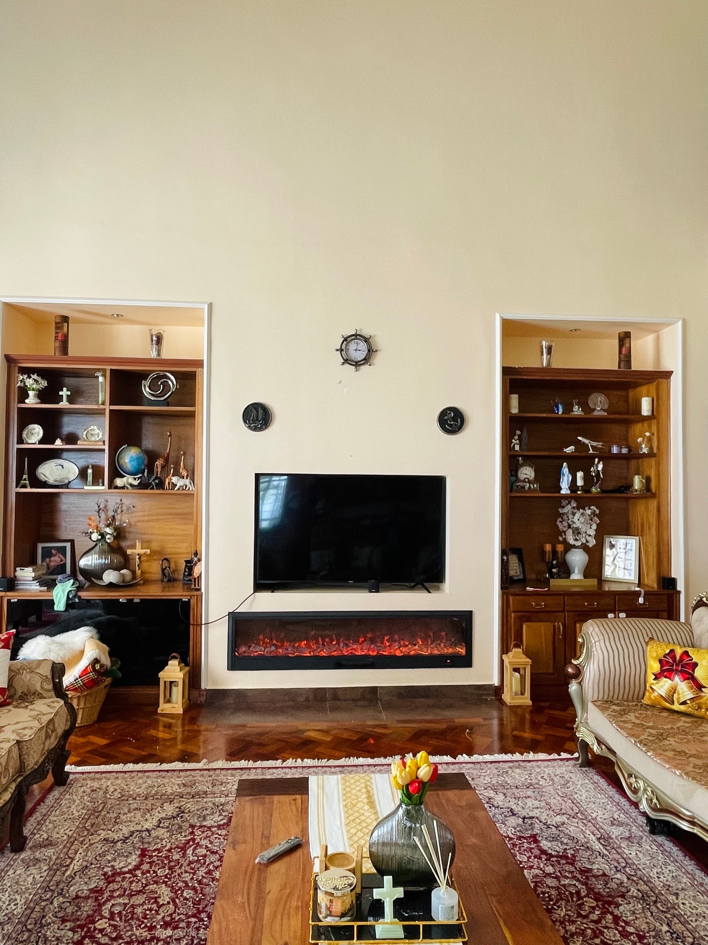 (0.7Meter) FRONT VIEW COZY GLOW FIREPLACE UNIT